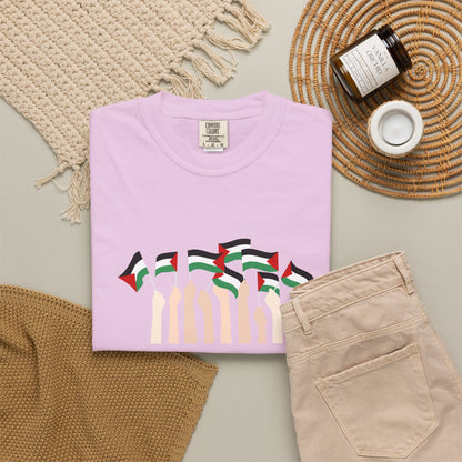 Palestine Flags T-Shirt — Minimal Graphic Tee