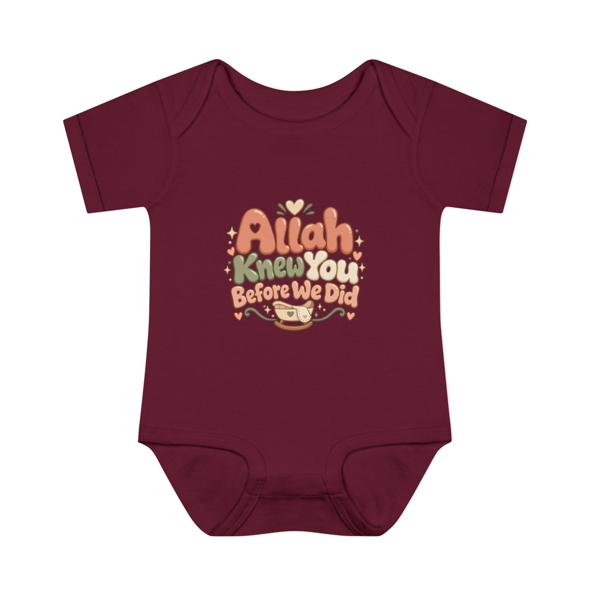 Infant Bodysuit – "Allah Knew You Before We Did" Muslim Baby Onesie