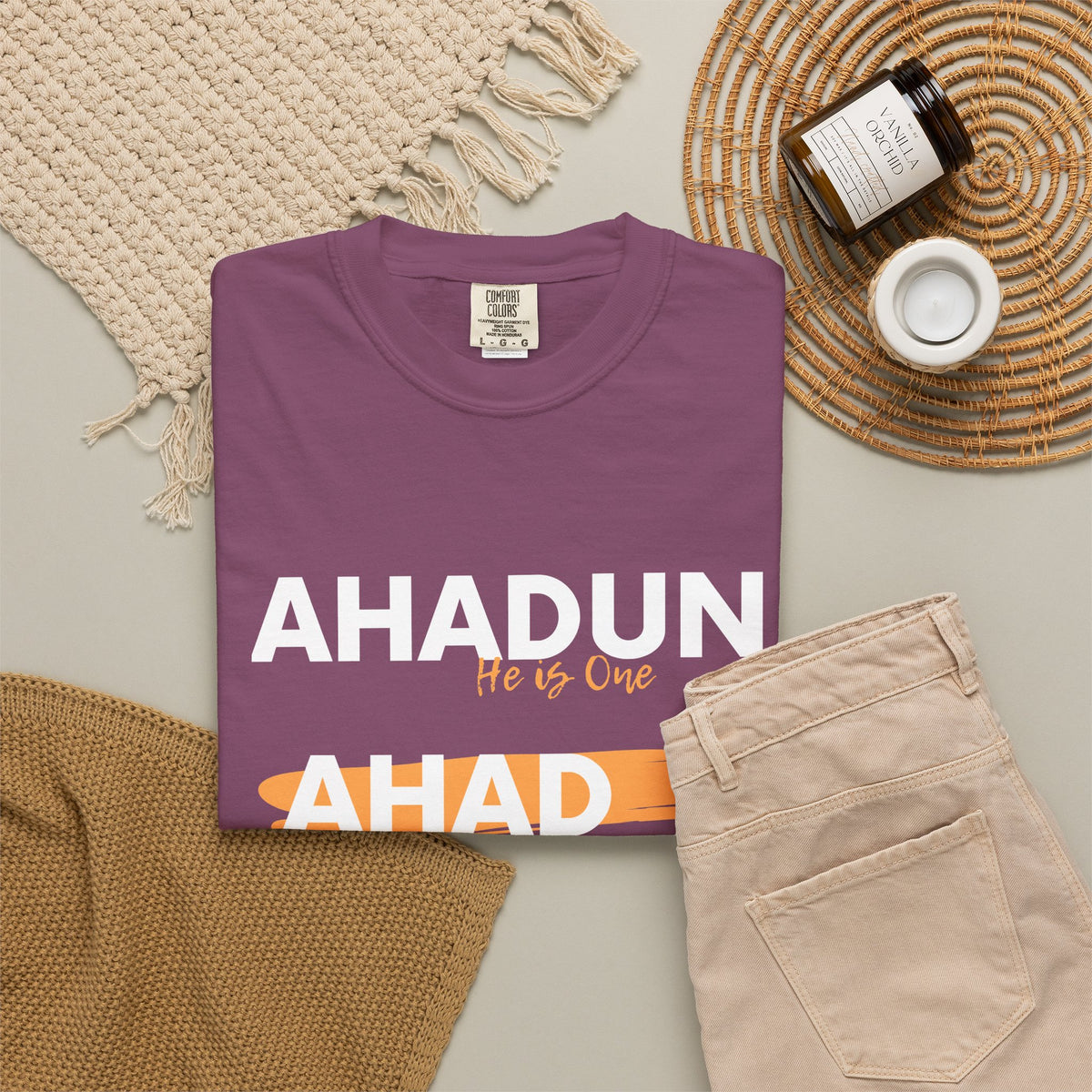 Ahadun Ahad T‑Shirt — Islamic Faith Statement Tee
