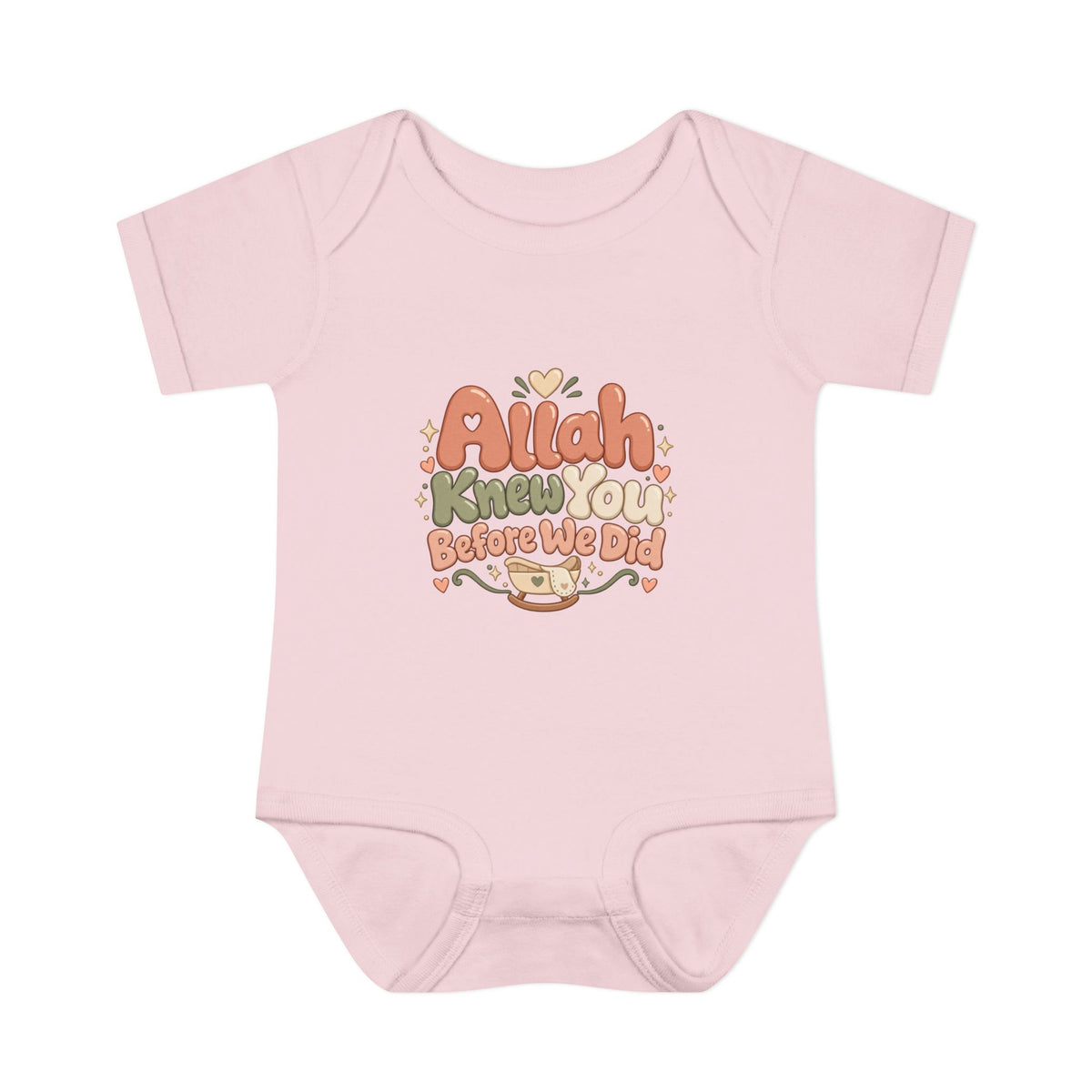 Infant Bodysuit – "Allah Knew You Before We Did" Muslim Baby Onesie