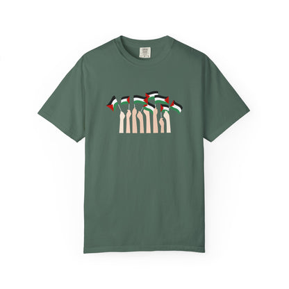 Palestine Flags T-Shirt — Minimal Graphic Tee