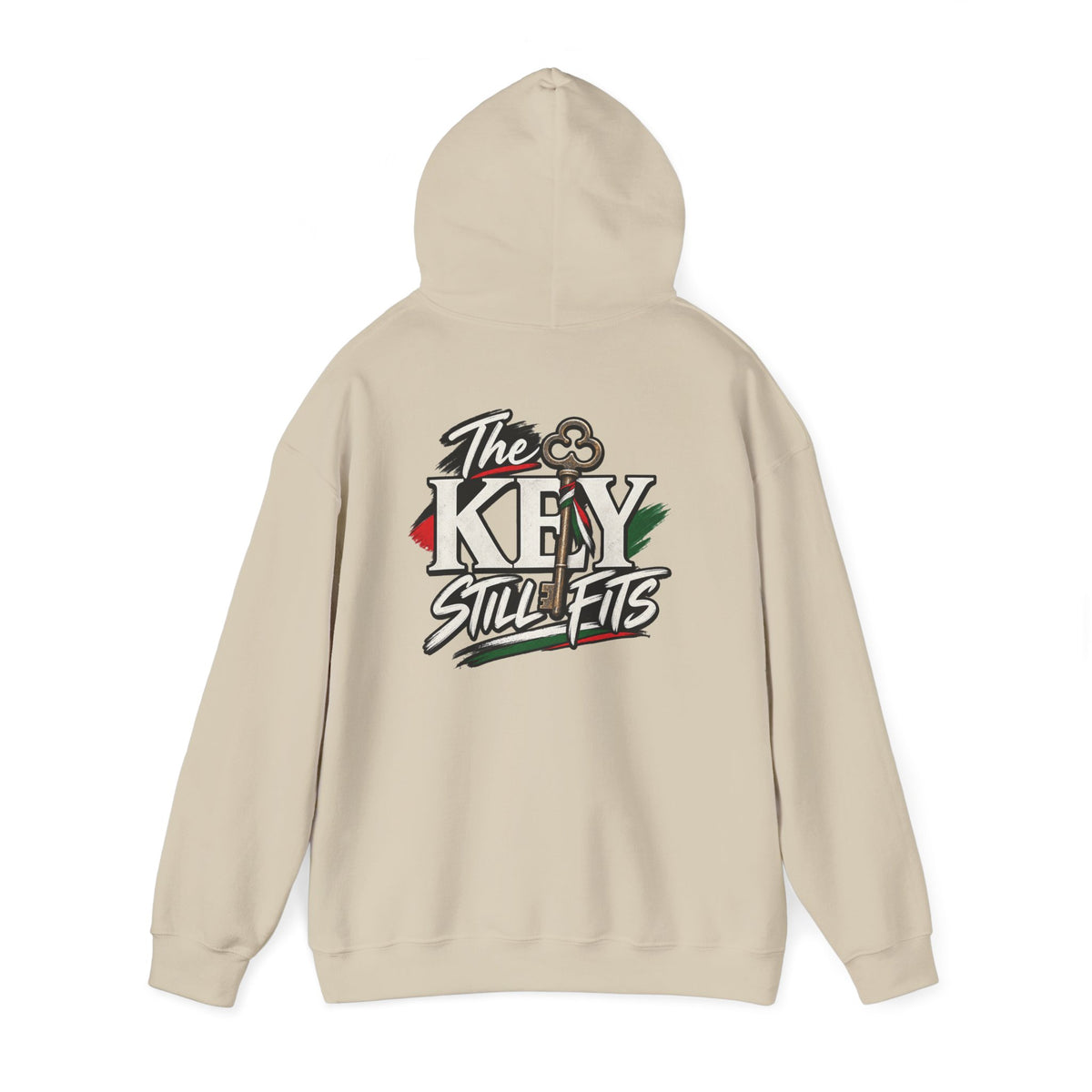 Hoodie — 'The Key Still Fits' Retro Script Logo Pullover