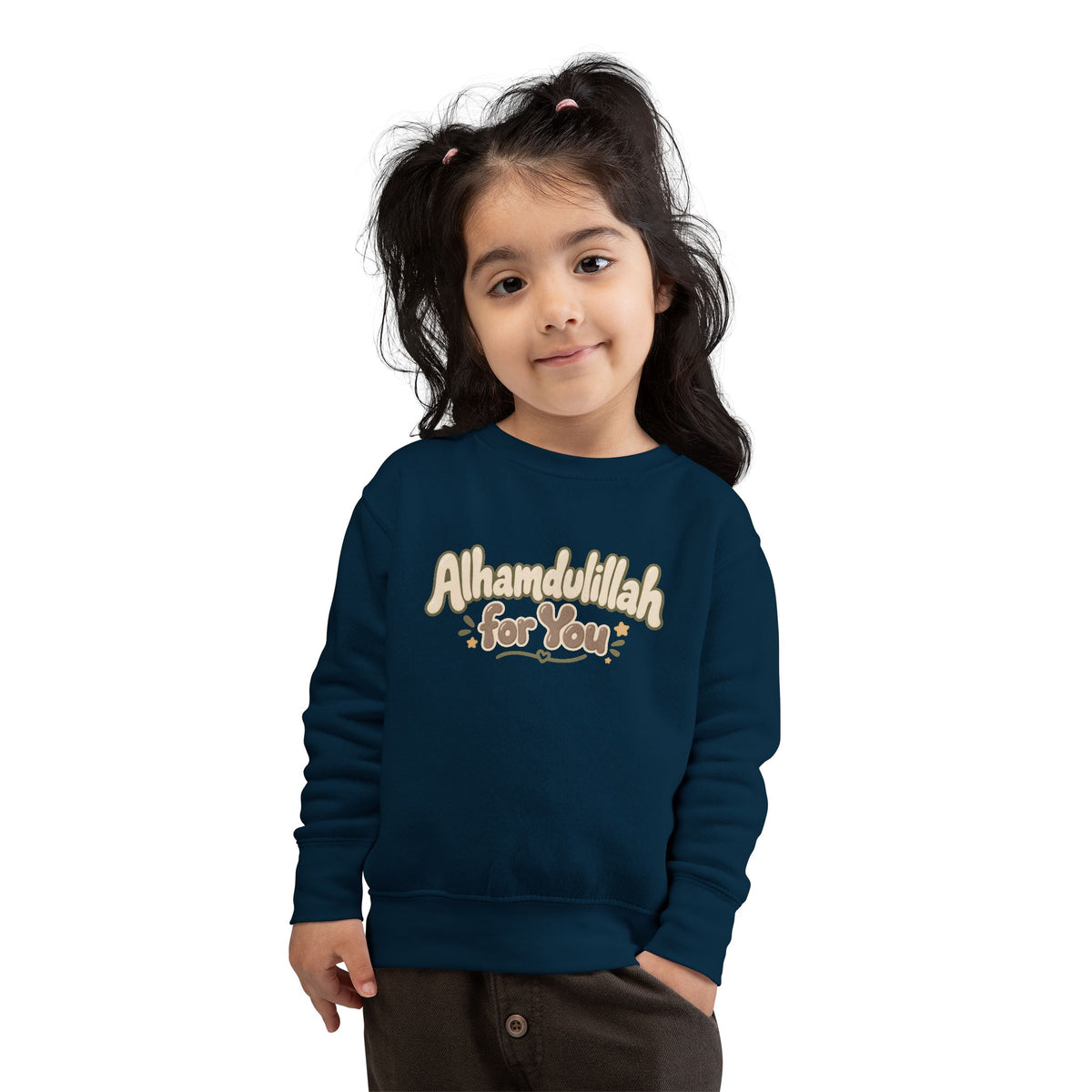 Alhamdulillah For You Toddler Sweatshirt – Cute Islamic Kids Pullover