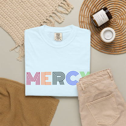 Mercy Multi Color Letters T-Shirt