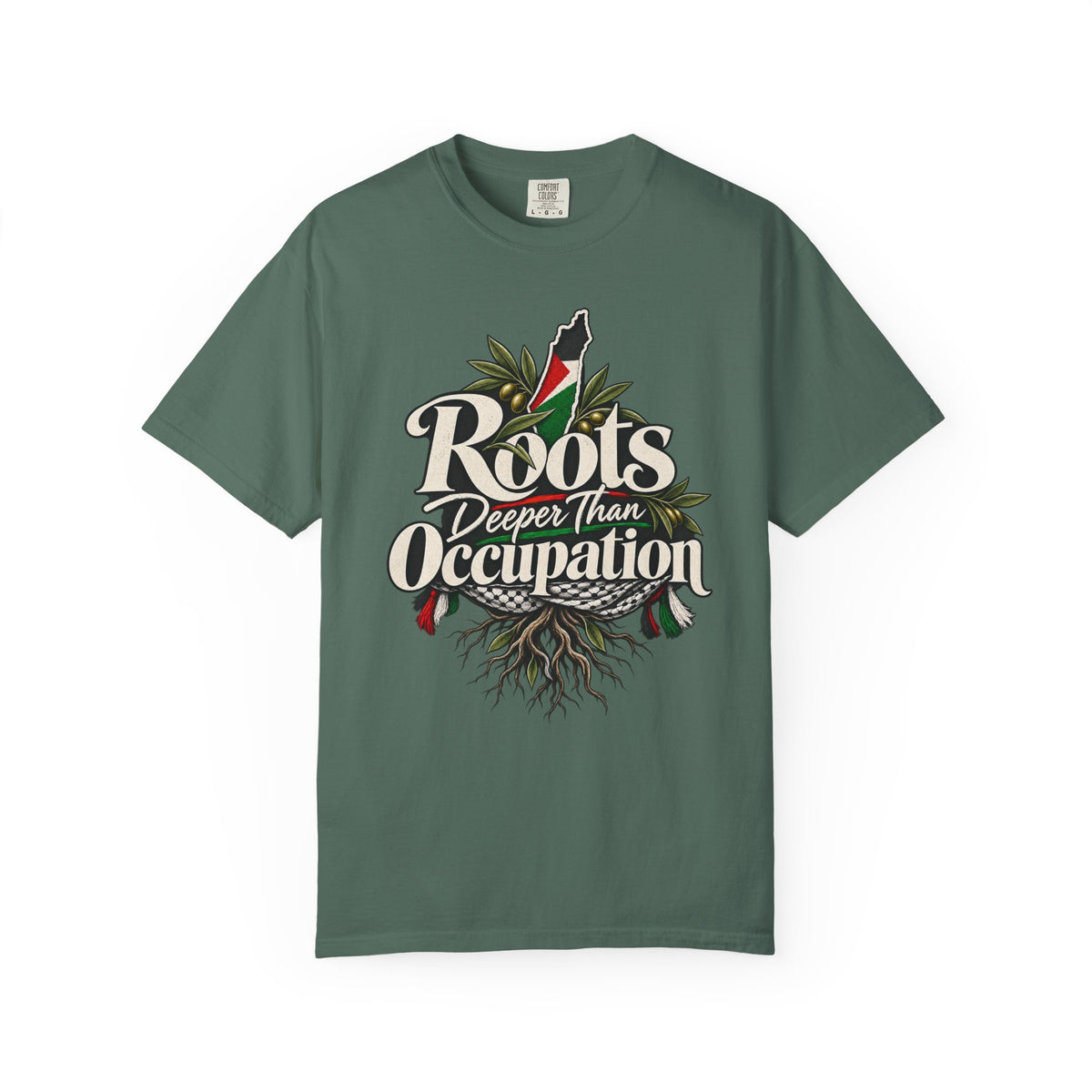 T-Shirt — "Roots Deeper Than Occupation" Heritage Graphic Tee