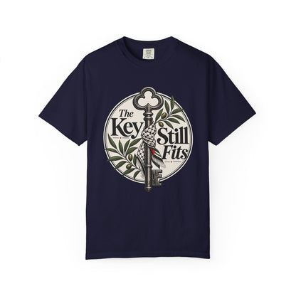 Key Still Fits T-Shirt — Vintage Skeleton Key Graphic Tee