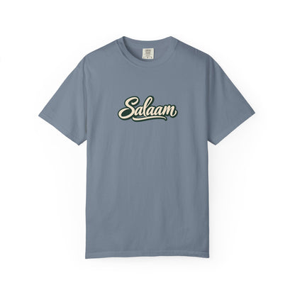 Salaam Script T-Shirt — Casual Islamic Greeting Tee