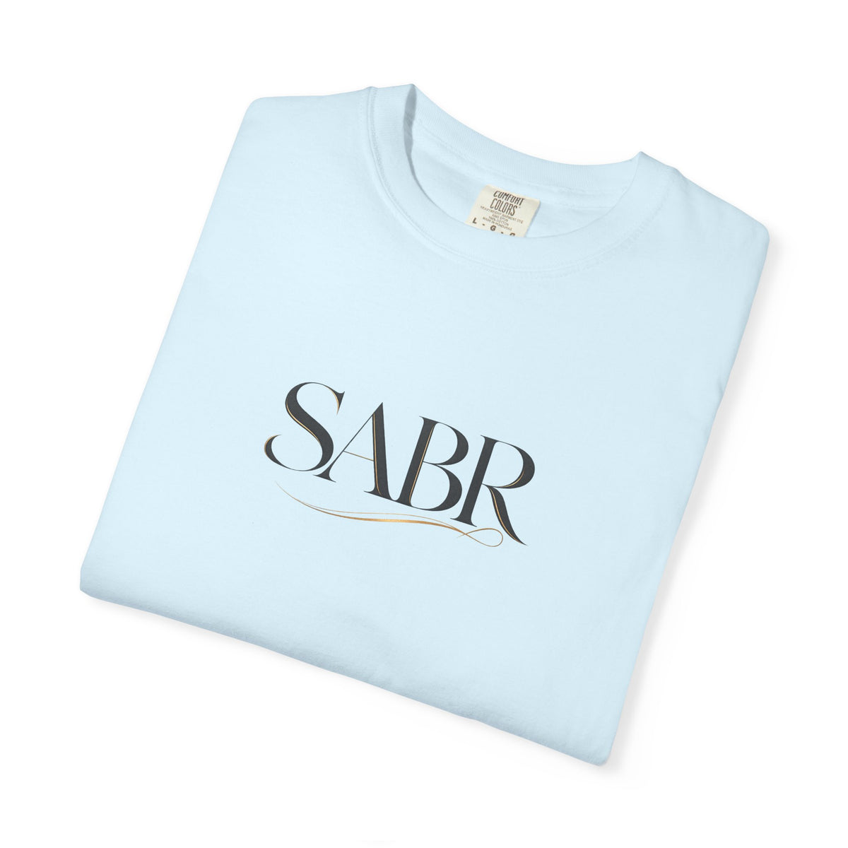 SABR Minimalist Script T-Shirt — Elegant Faith-Inspired Tee