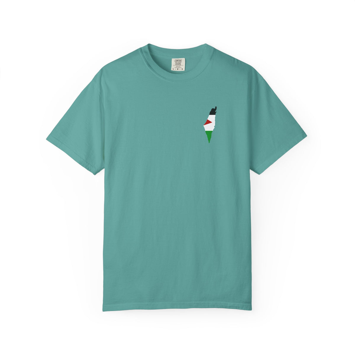 Palestine Map T-Shirt — Minimal Solidarity Tee