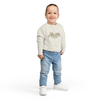Toddler Sweatshirt — “Alhamdulillah for You” Cute Islamic Prayer Crewneck