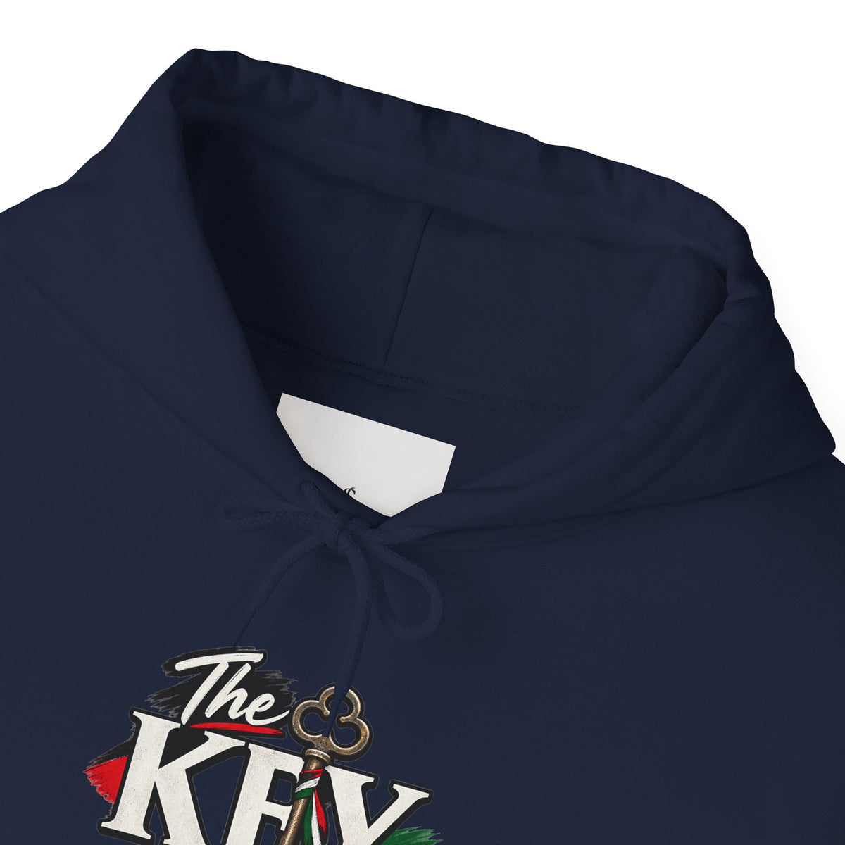 Hoodie — 'The Key Still Fits' Retro Script Logo Pullover