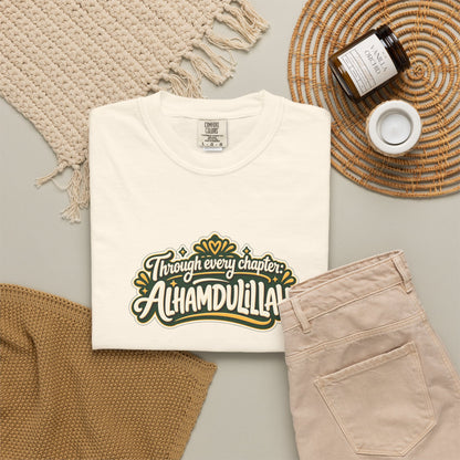 Alhamdulillah Graphic T-Shirt — 'Through Every Chapter' Tee