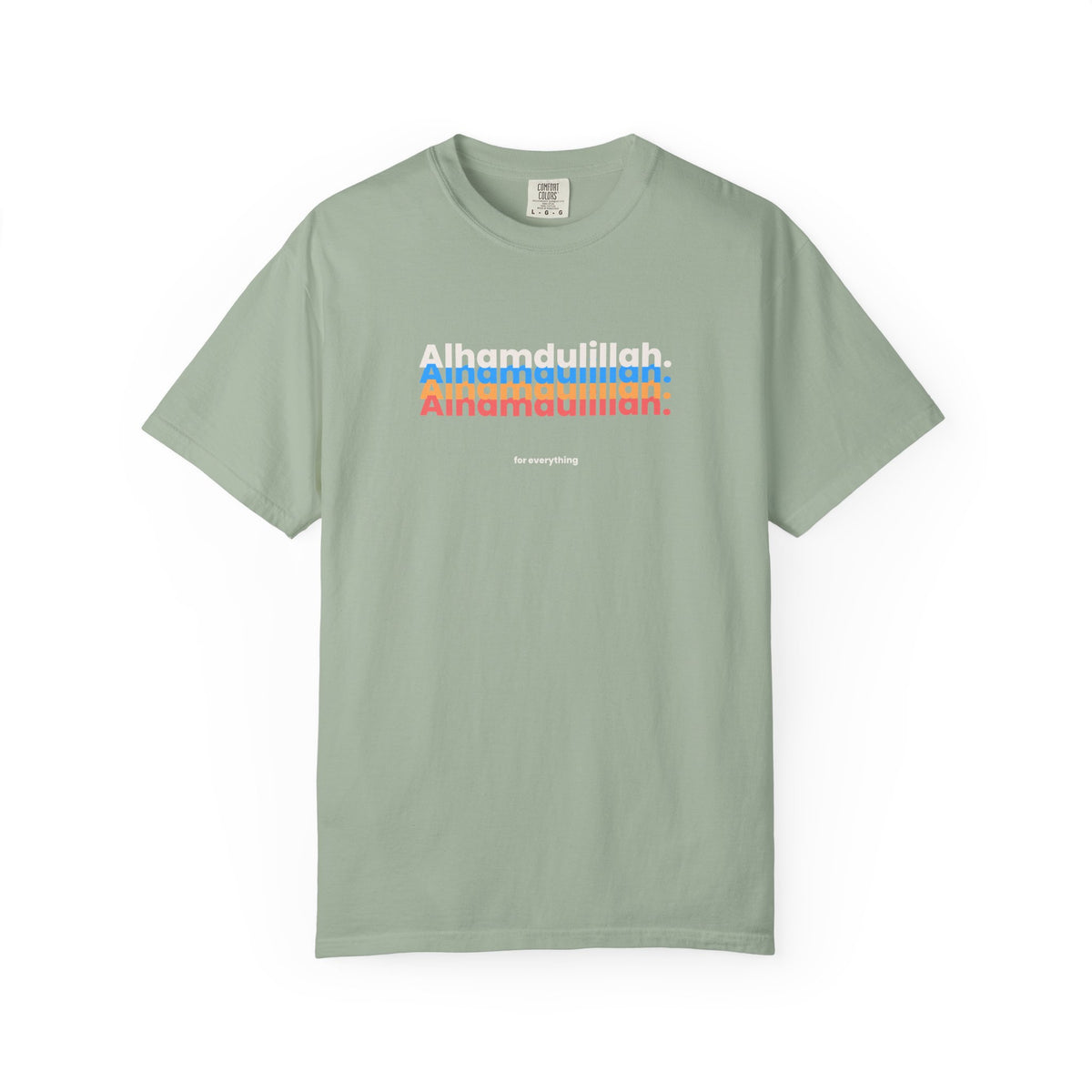 Alhamdulillah Repeat Script T-Shirt — Faith-Inspired Casual Tee