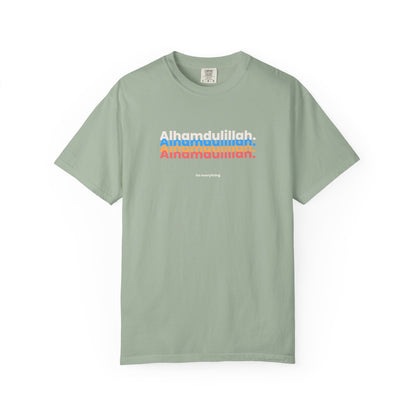 Alhamdulillah Repeat Script T-Shirt — Faith-Inspired Casual Tee