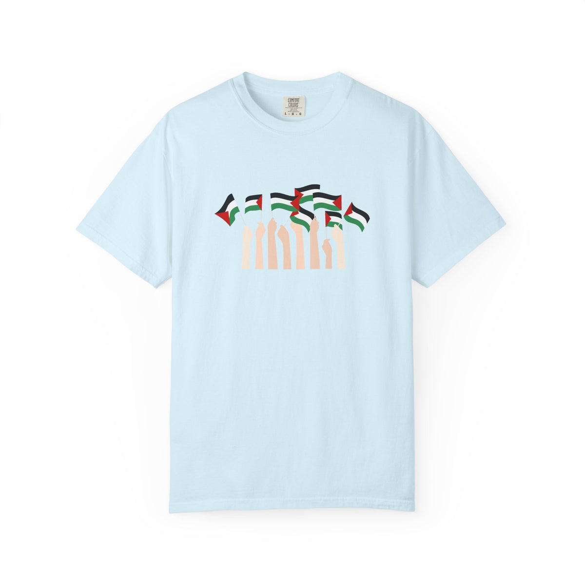 Palestine Flags T-Shirt — Minimal Graphic Tee
