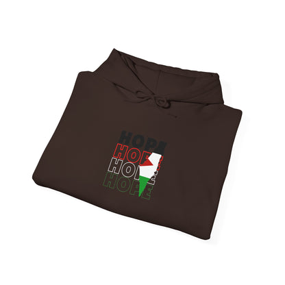 Hoodie — "HOPE" Palestinian Flag Graphic Pullover