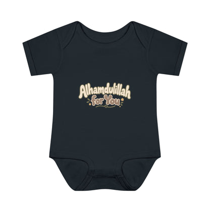 “Alhamdulillah for You” Baby Bodysuit — Newborn Islamic Celebration Onesie