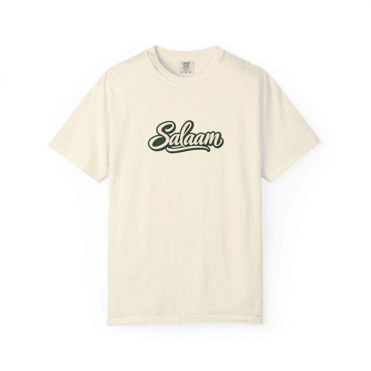 Salaam Script T-Shirt — Casual Islamic Greeting Tee
