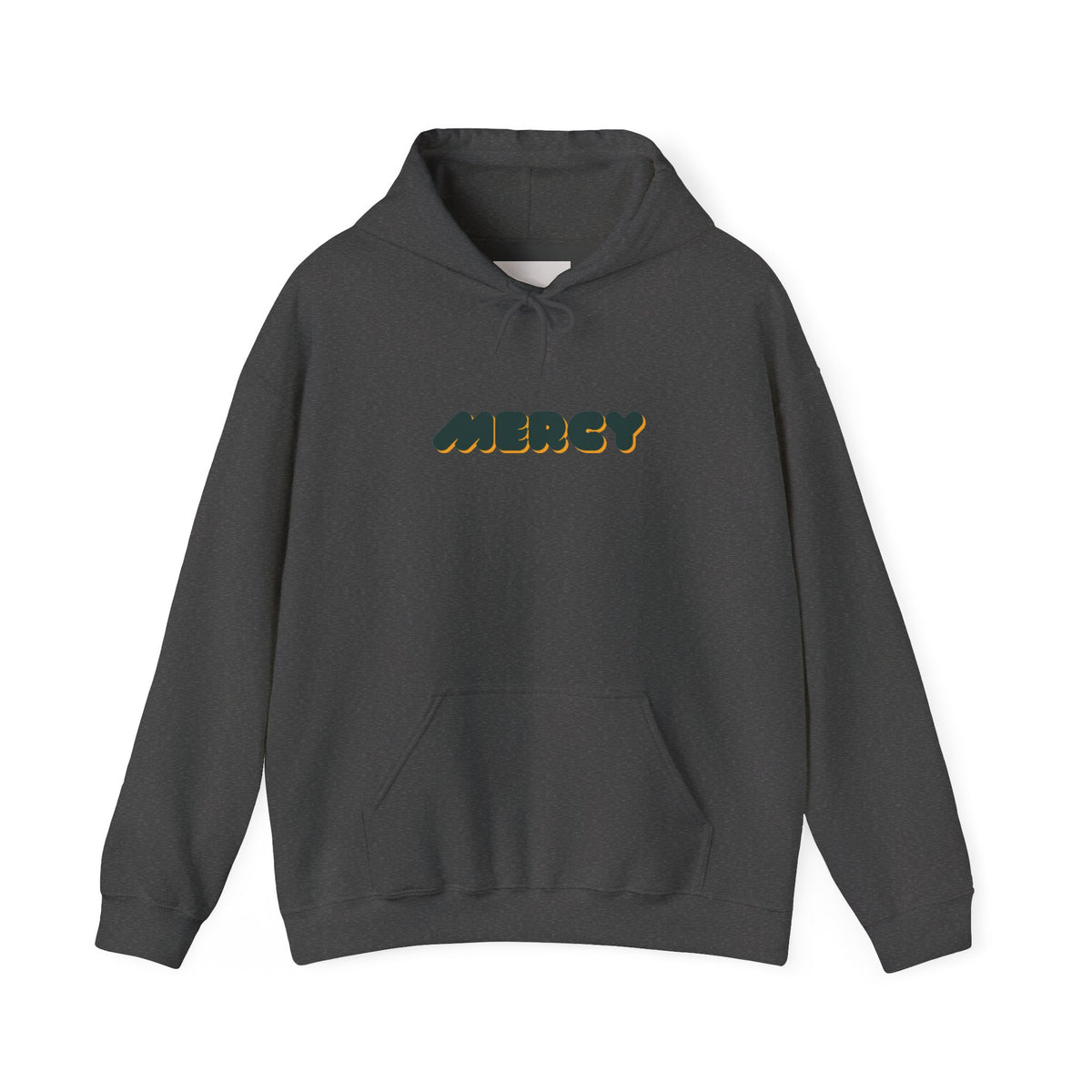 Mercy Retro Bubble Hoodie — Vintage-Inspired Mercy Graphic Sweatshirt