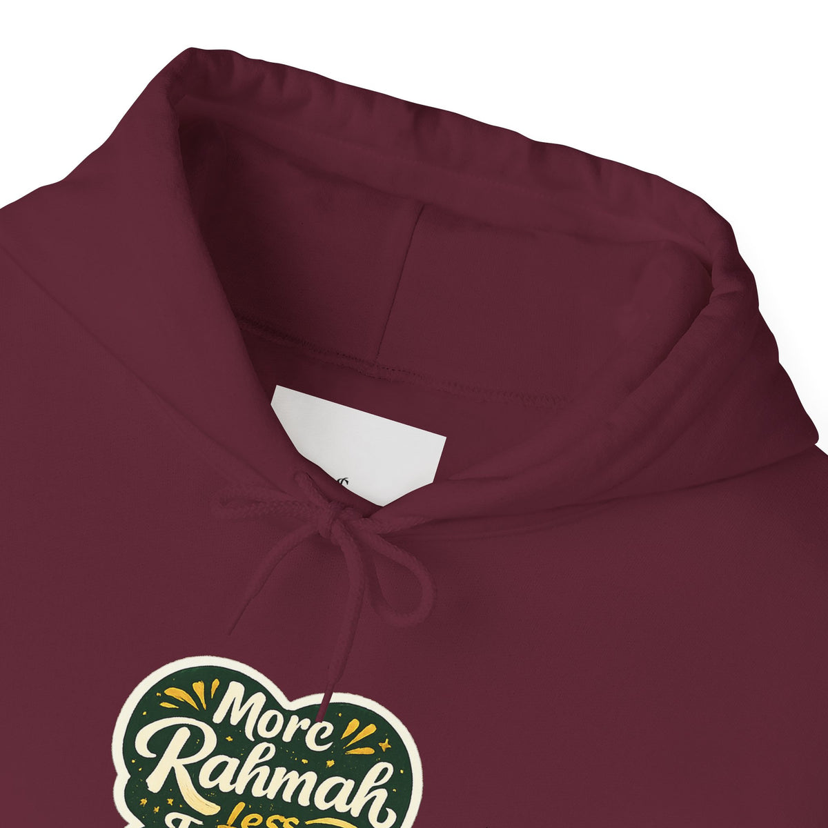Hoodie — “More Rahmah Less Judgment” Inspirational Islamic Comfort Hoodie