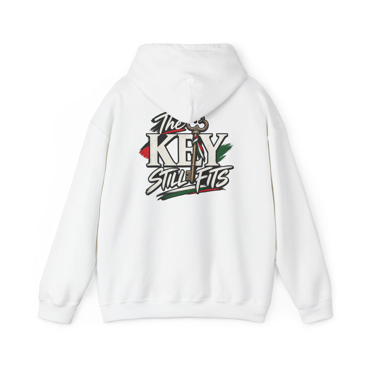 Hoodie — 'The Key Still Fits' Retro Script Logo Pullover