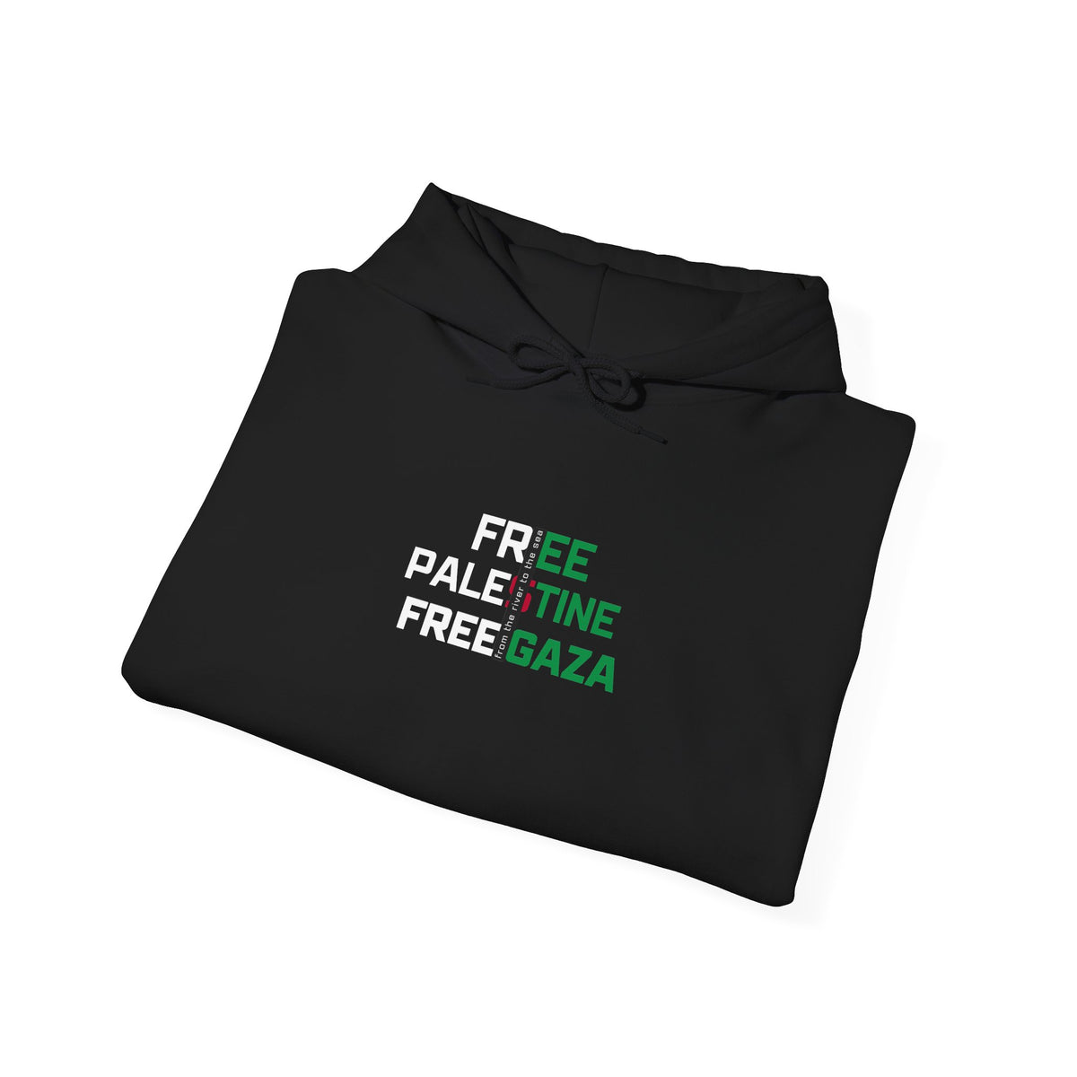 Free Palestine Free Gaza Hoodie – Solidarity Protest Pullover
