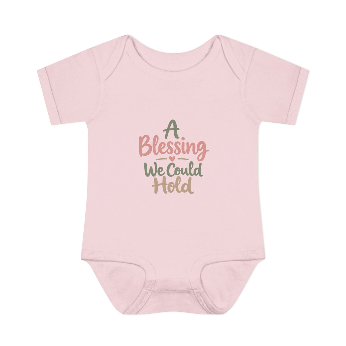 Infant Bodysuit — "A Blessing We Could Hold" Baby Onesie (Newborn Gift)