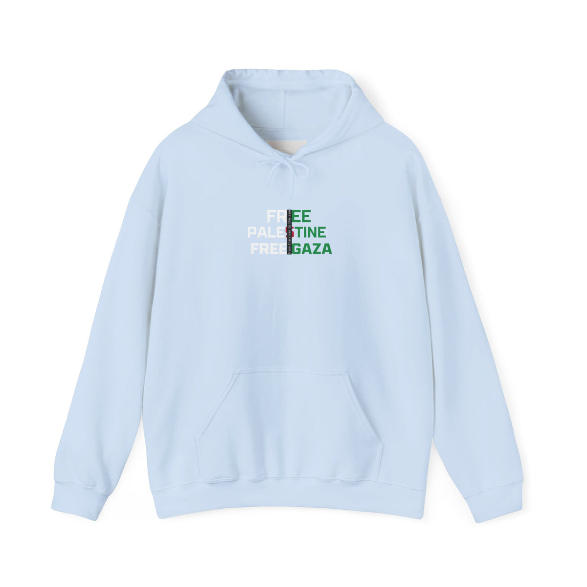 Free Palestine Free Gaza Hoodie – Solidarity Protest Pullover