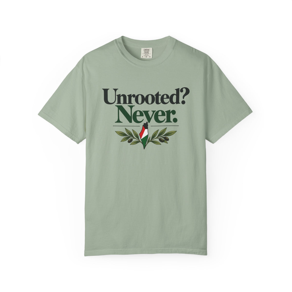 Unrooted? Never. T-Shirt — Botanical Resilience Graphic Tee