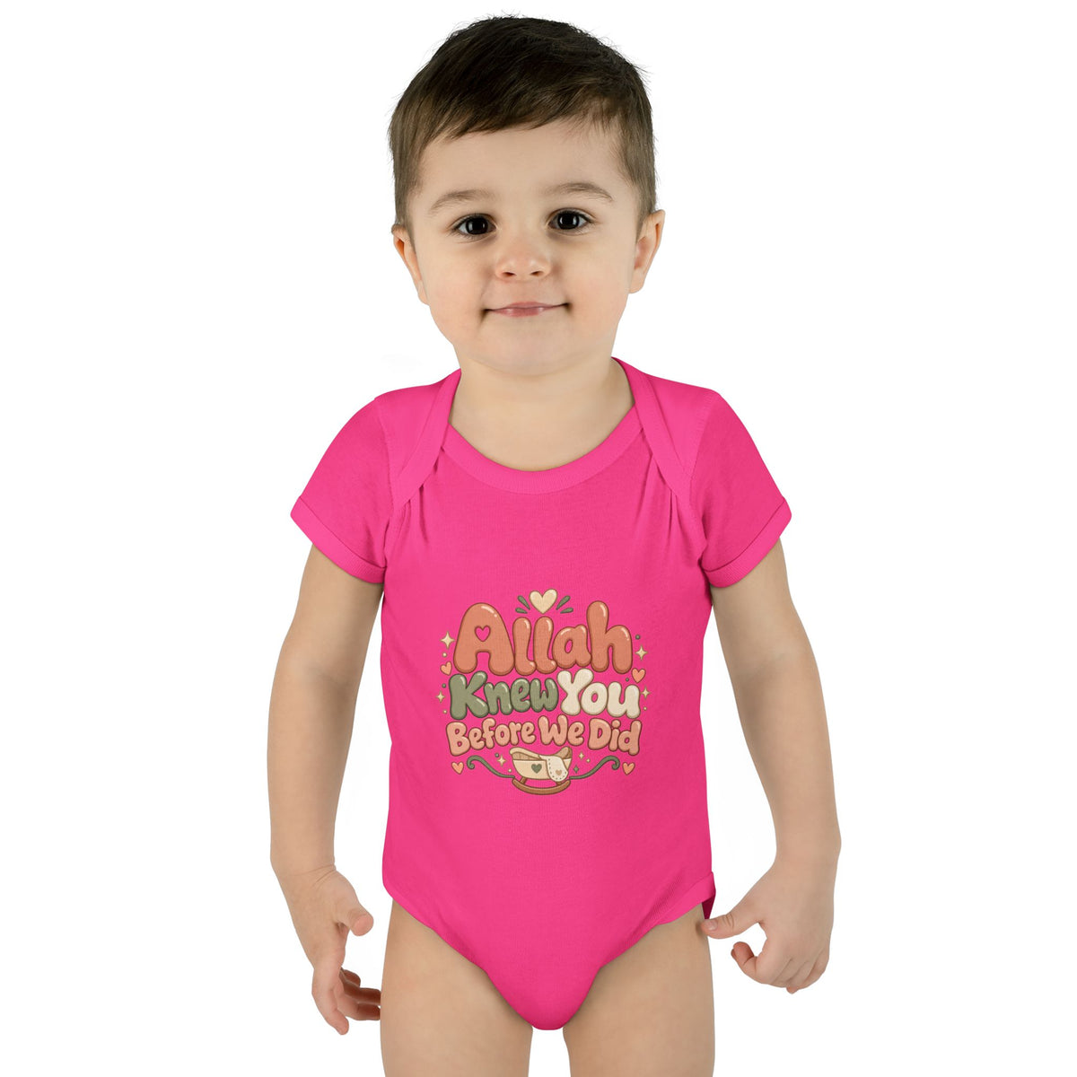 Infant Bodysuit – "Allah Knew You Before We Did" Muslim Baby Onesie