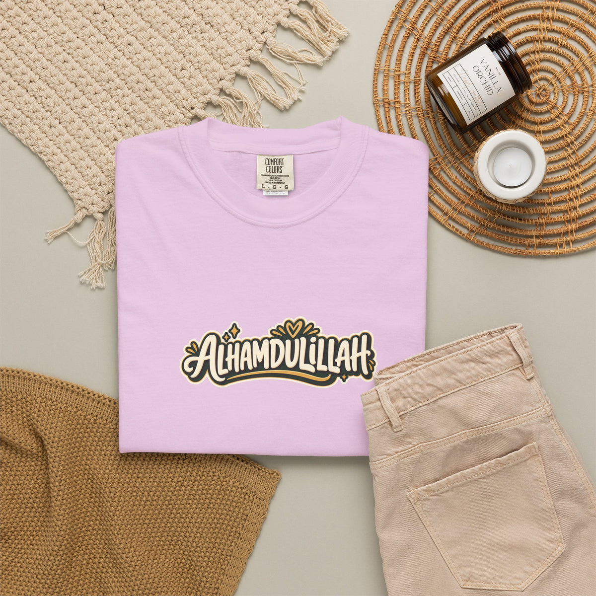 Alhamdulillah Script T-Shirt