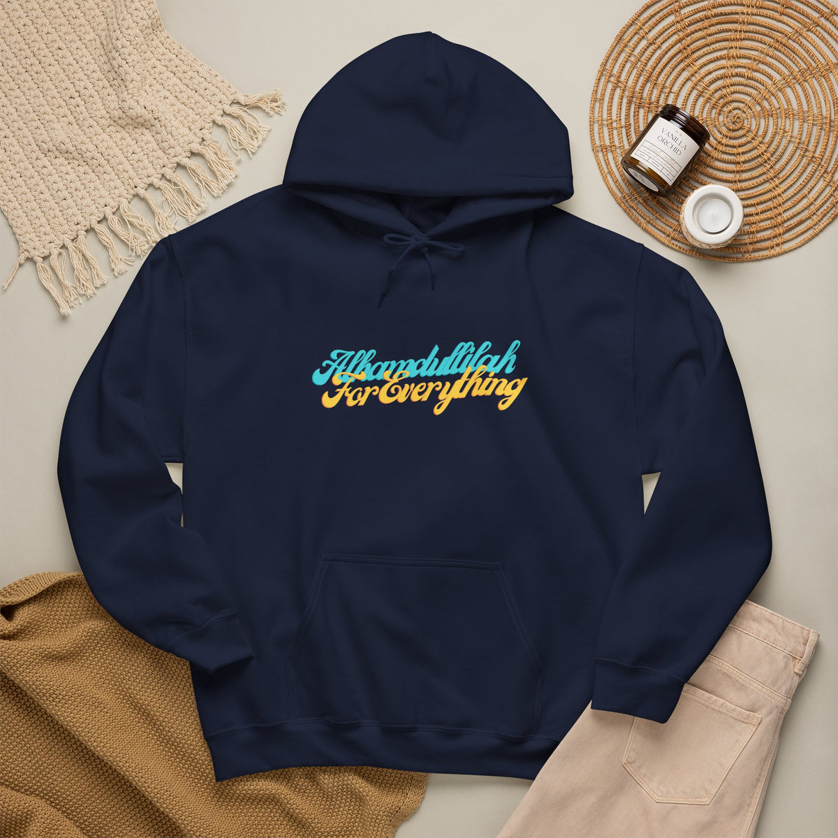 Hoodie – "Aloha Vibes Everyday" Retro Script Pullover