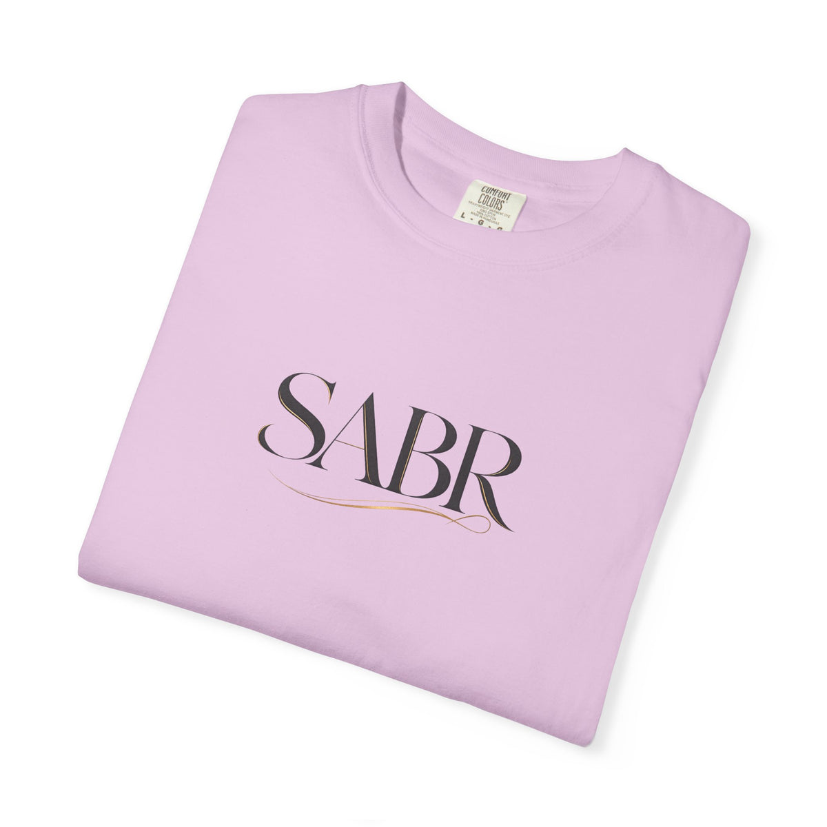 SABR Minimalist Script T-Shirt — Elegant Faith-Inspired Tee
