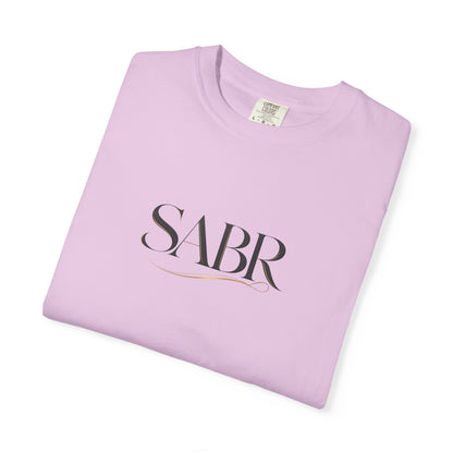 SABR Minimalist Script T-Shirt — Elegant Faith-Inspired Tee