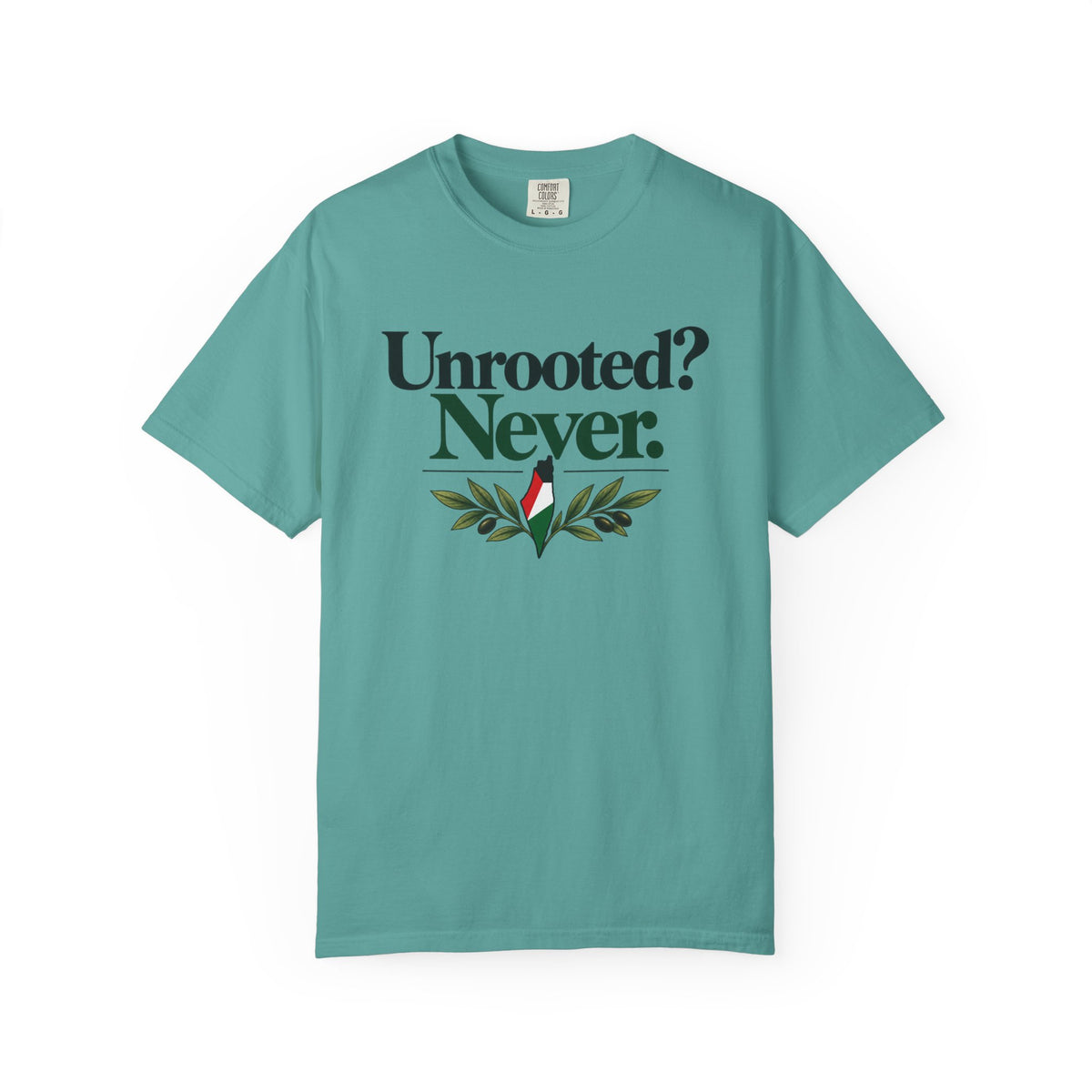 Unrooted? Never. T-Shirt — Botanical Resilience Graphic Tee