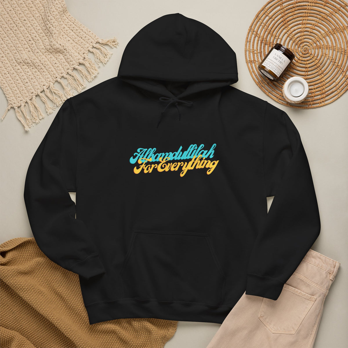 Hoodie – "Aloha Vibes Everyday" Retro Script Pullover