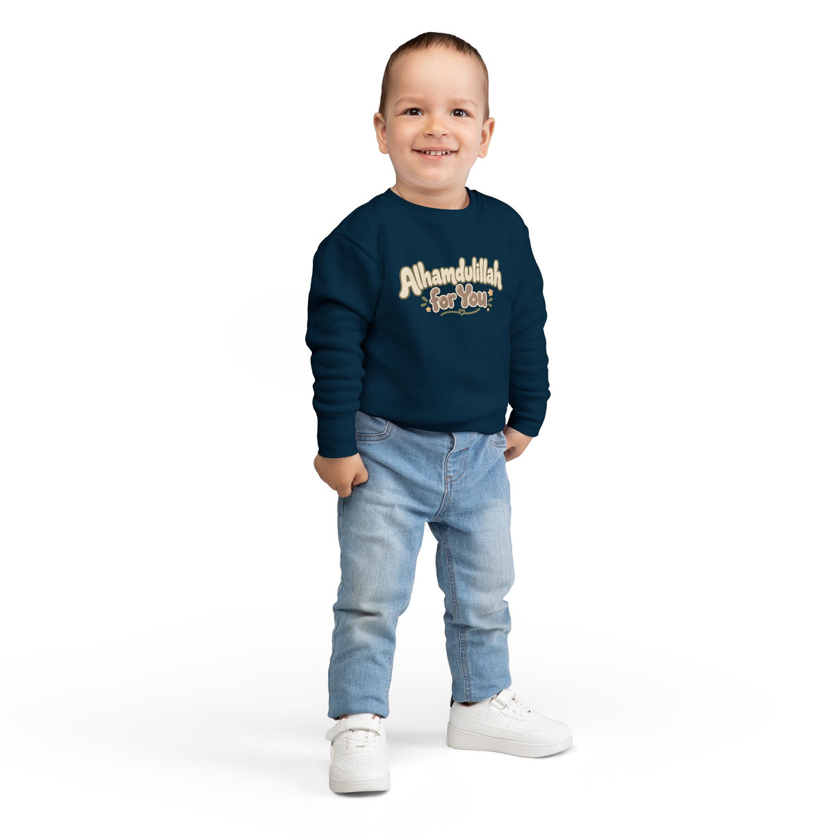 Alhamdulillah For You Toddler Sweatshirt – Cute Islamic Kids Pullover