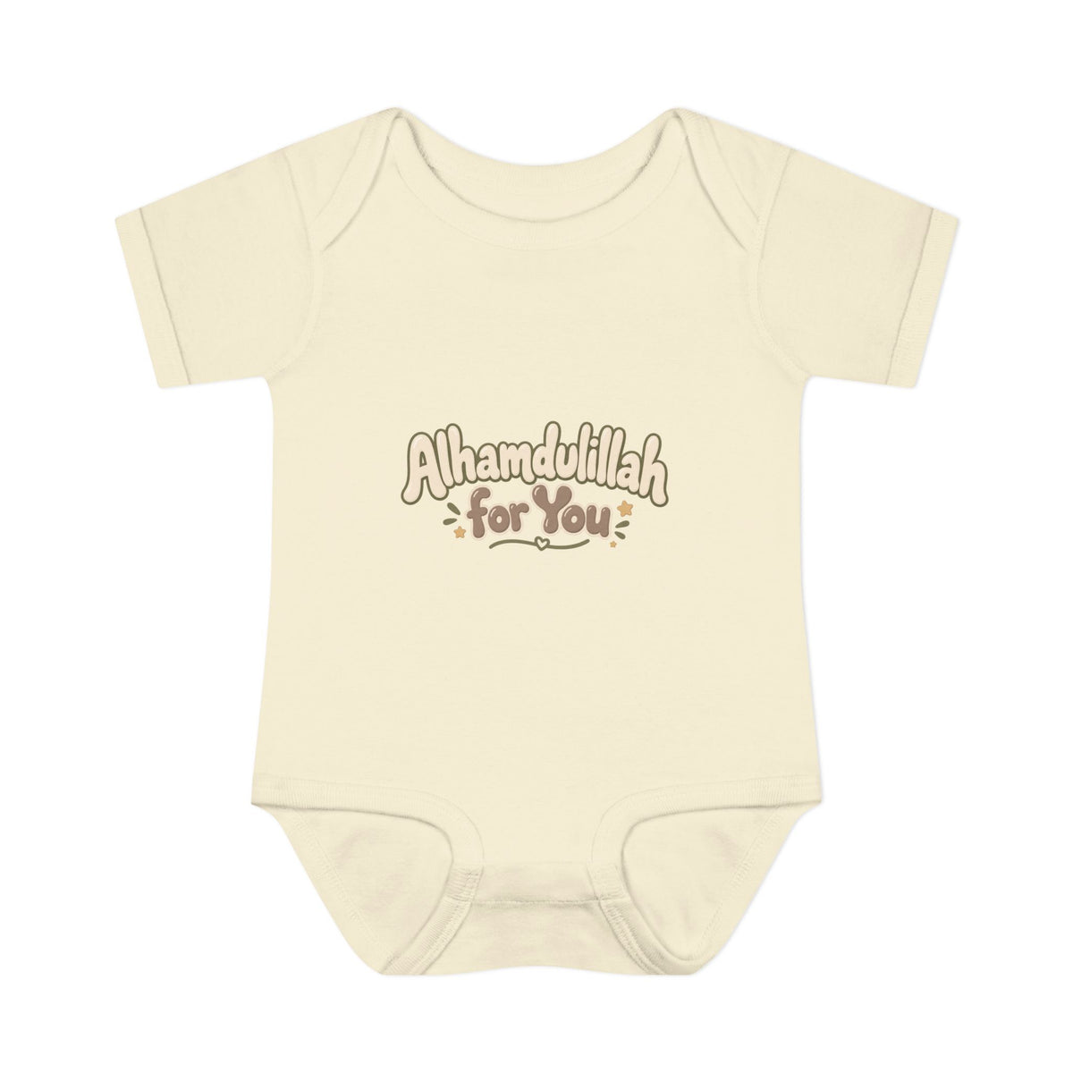 “Alhamdulillah for You” Baby Bodysuit — Newborn Islamic Celebration Onesie
