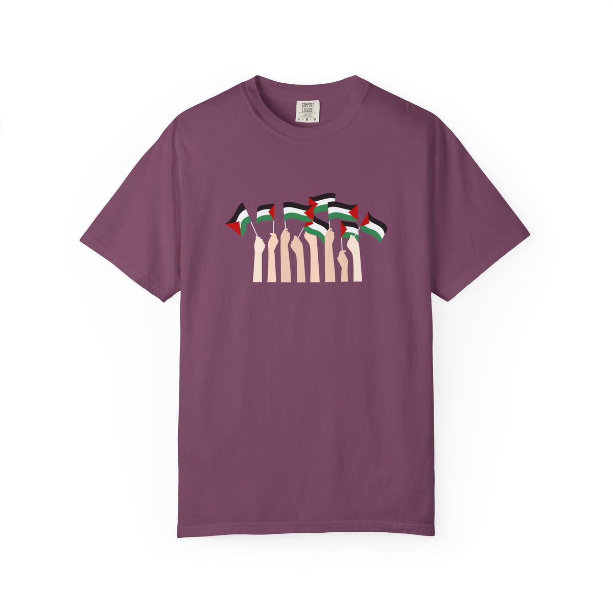 Palestine Flags T-Shirt — Minimal Graphic Tee