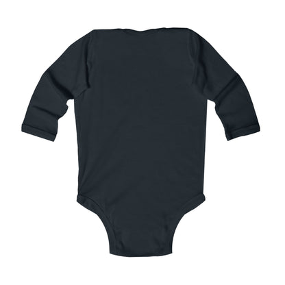 Made by Allah Infant Long Sleeve Bodysuit – Islamic Baby Onesie, Cute Faith-Based Newborn Gift