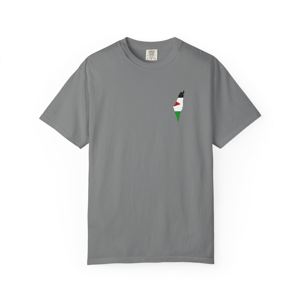 Palestine Map T-Shirt — Minimal Solidarity Tee