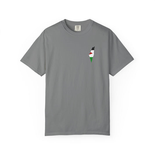 Palestine Map T-Shirt — Minimal Solidarity Tee