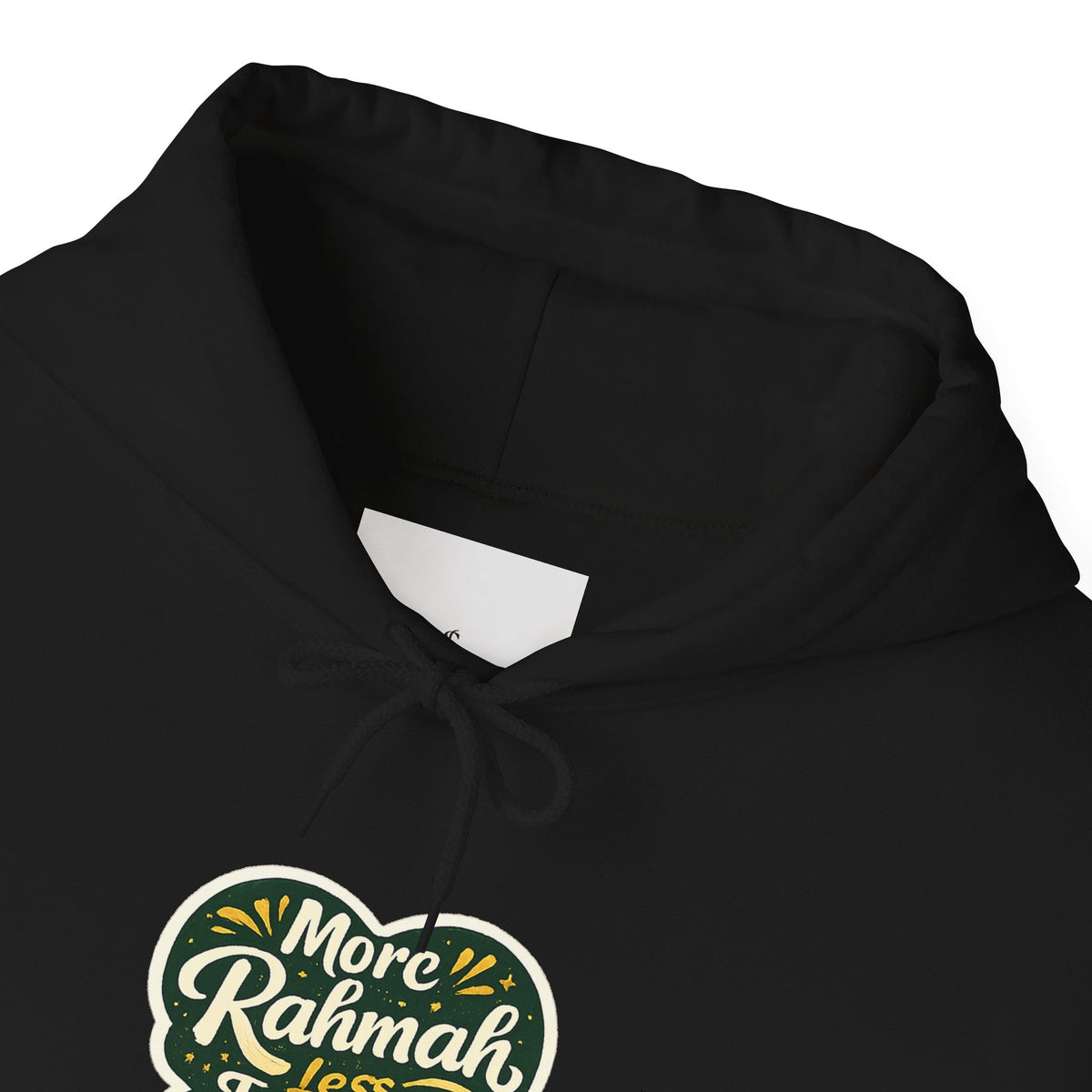 Hoodie — “More Rahmah Less Judgment” Inspirational Islamic Comfort Hoodie