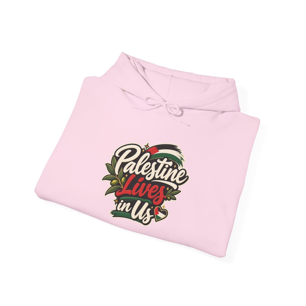 Hoodie — "Palestine Lives in Us" Graphic Hoodie