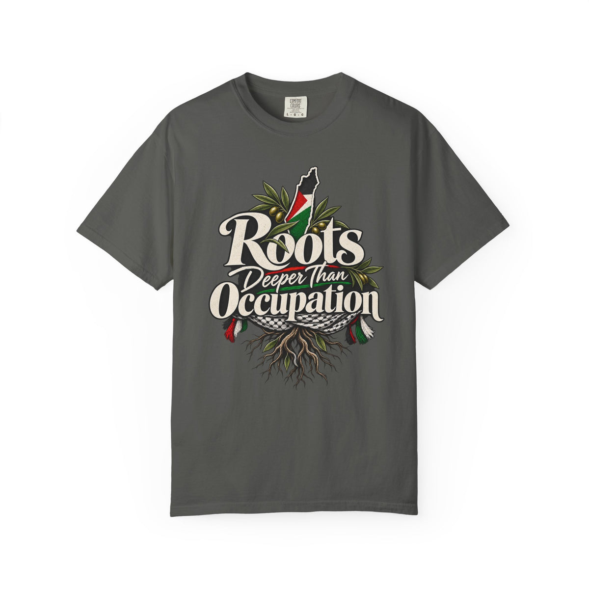 T-Shirt — "Roots Deeper Than Occupation" Heritage Graphic Tee