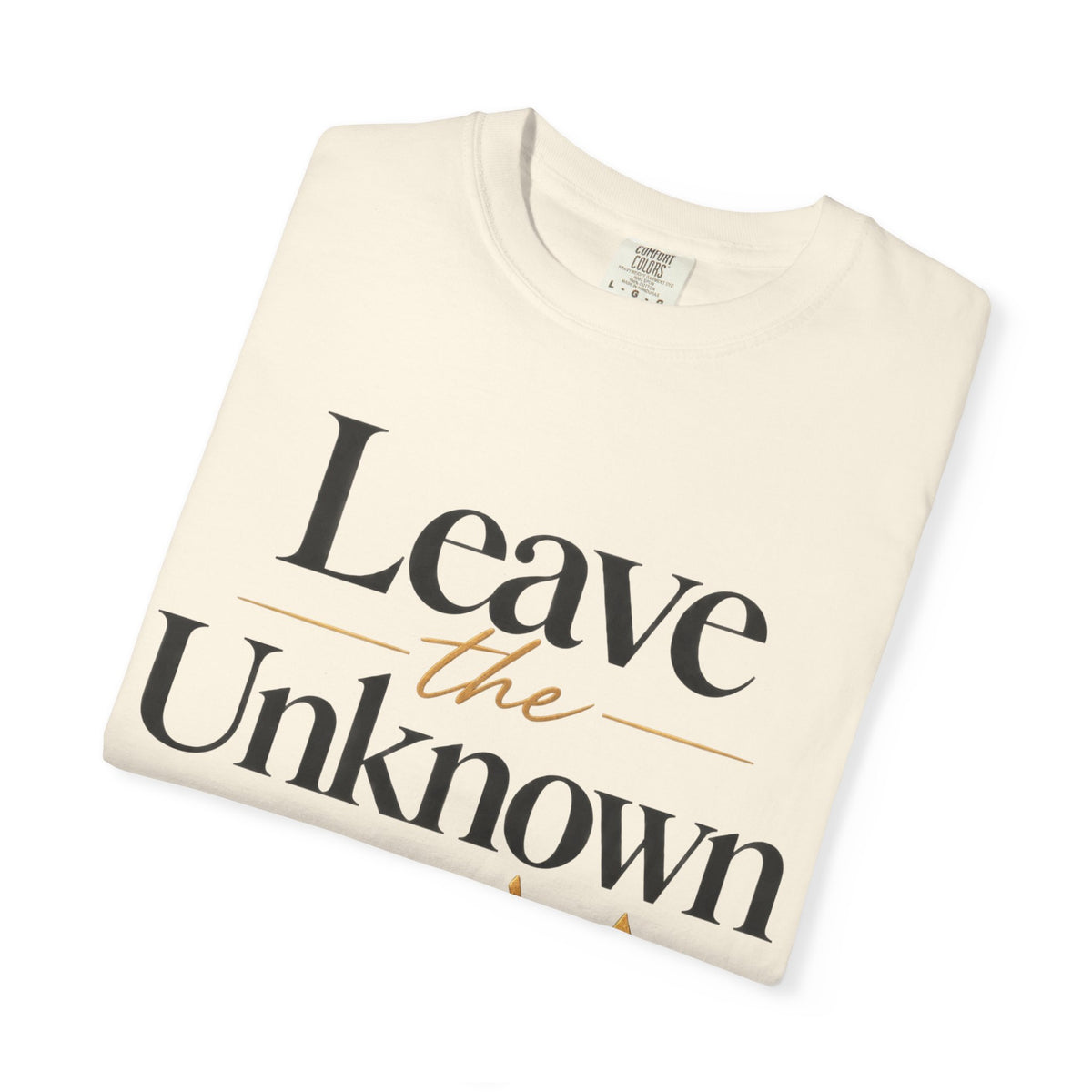Leave the Unknown With Allah T-Shirt — Islamic Faith Inspirational Tee