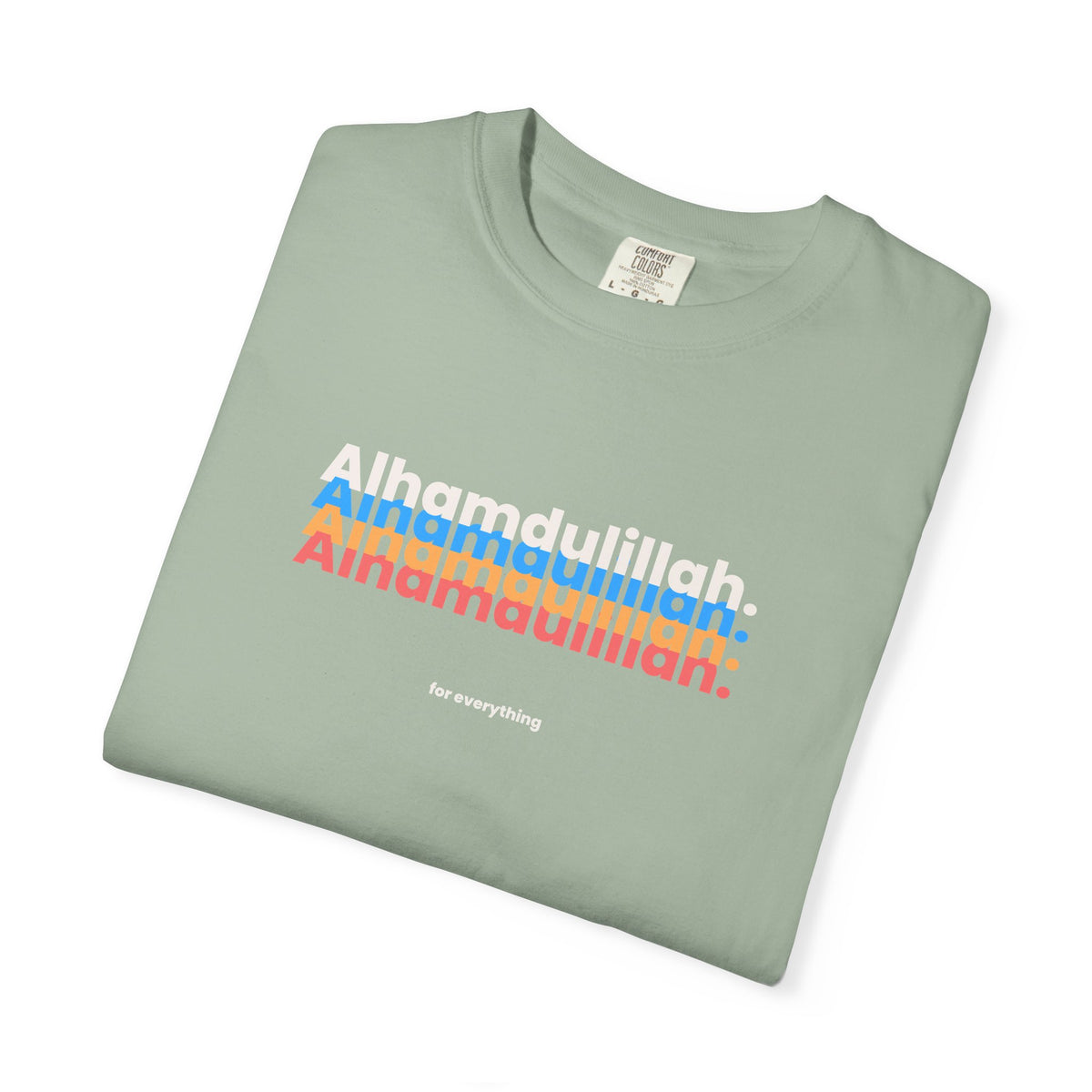 Alhamdulillah Repeat Script T-Shirt — Faith-Inspired Casual Tee