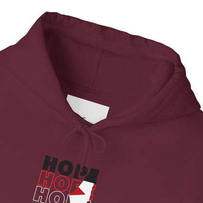 Hoodie — "HOPE" Palestinian Flag Graphic Pullover