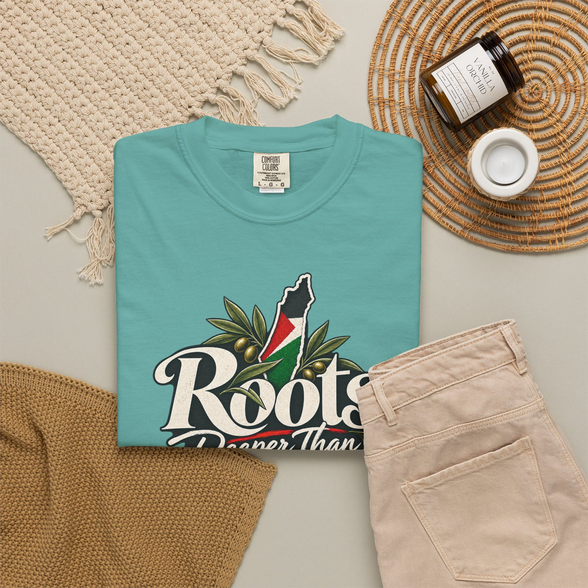 T-Shirt — "Roots Deeper Than Occupation" Heritage Graphic Tee