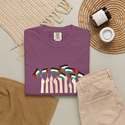 Palestine Flags T-Shirt — Minimal Graphic Tee